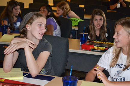 Two campers describe the unique qualities of graphs to each other.